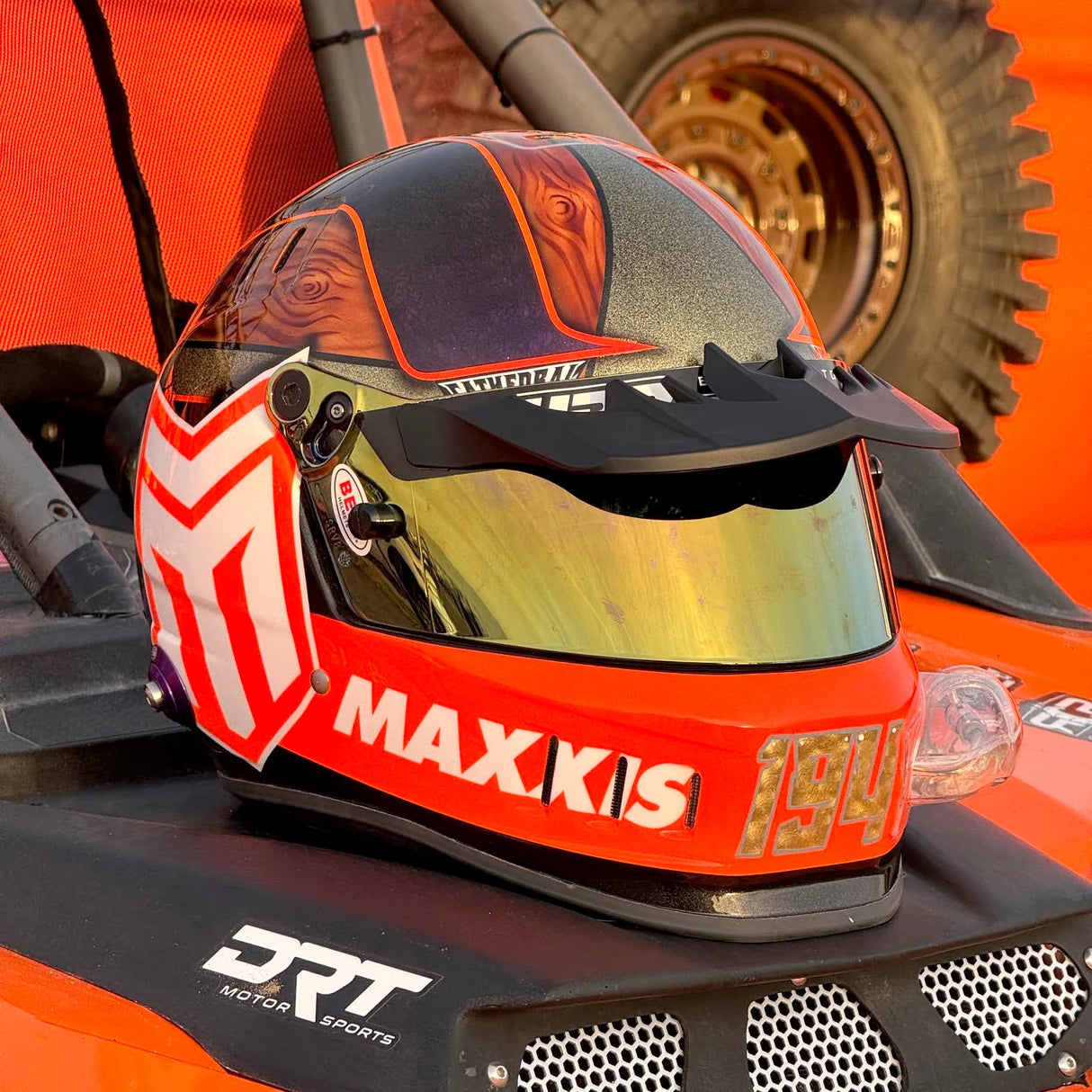 DRT Motorsports Helmet Shield Visor Kit - Wes Miller Signature Series Edition