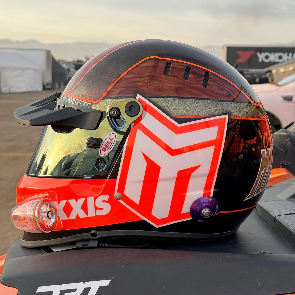 DRT Motorsports Helmet Shield Visor Kit - Wes Miller Signature Series Edition