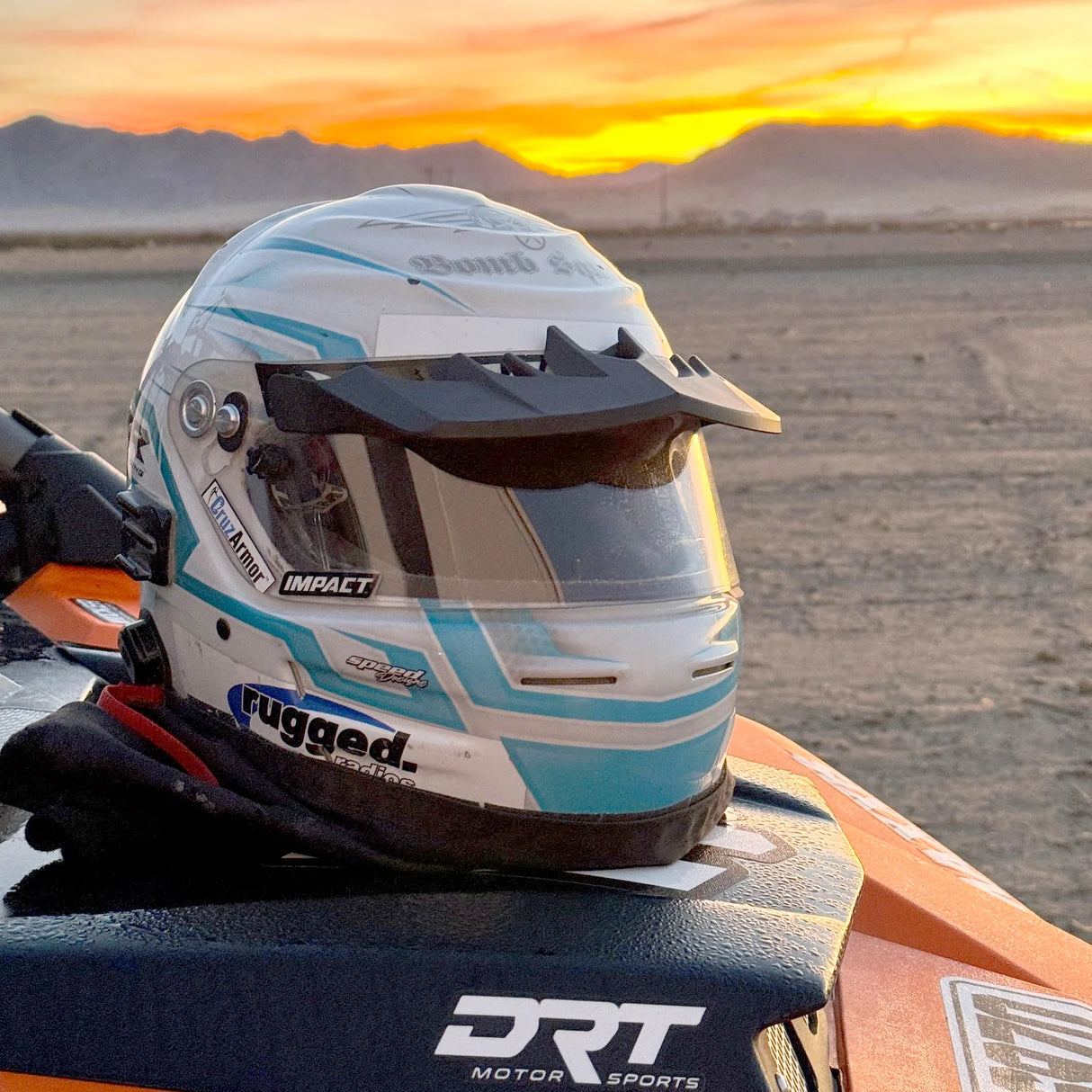 DRT Motorsports Helmet Shield Visor Kit - Wes Miller Signature Series Edition