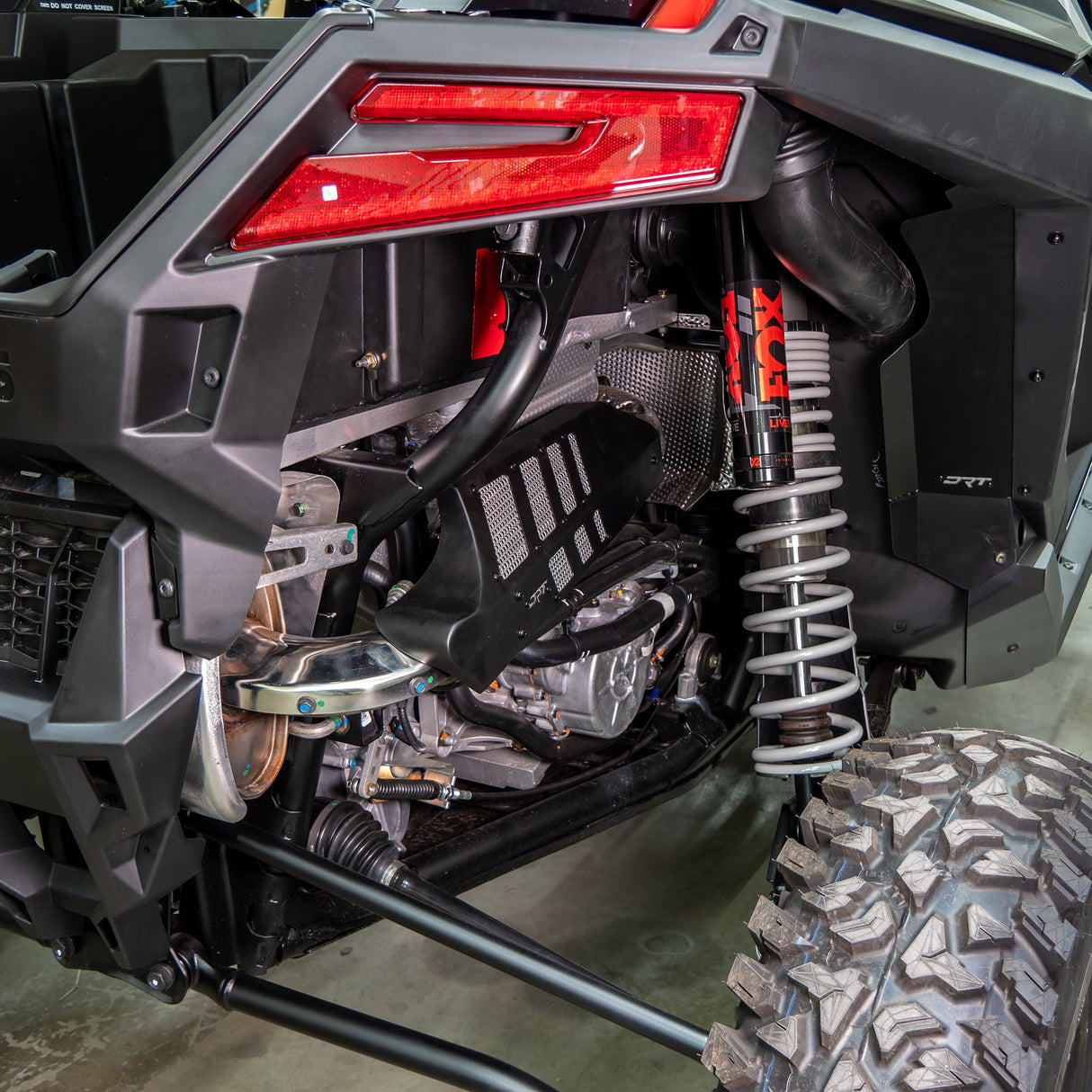 DRT Motorsports RZR Pro XP / Turbo R 2022+ Aluminum Headpipe Shield