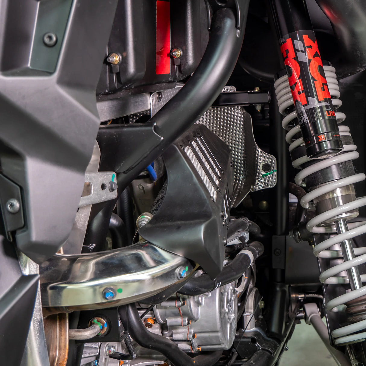 DRT Motorsports RZR Pro XP / Turbo R 2022+ Aluminum Headpipe Shield