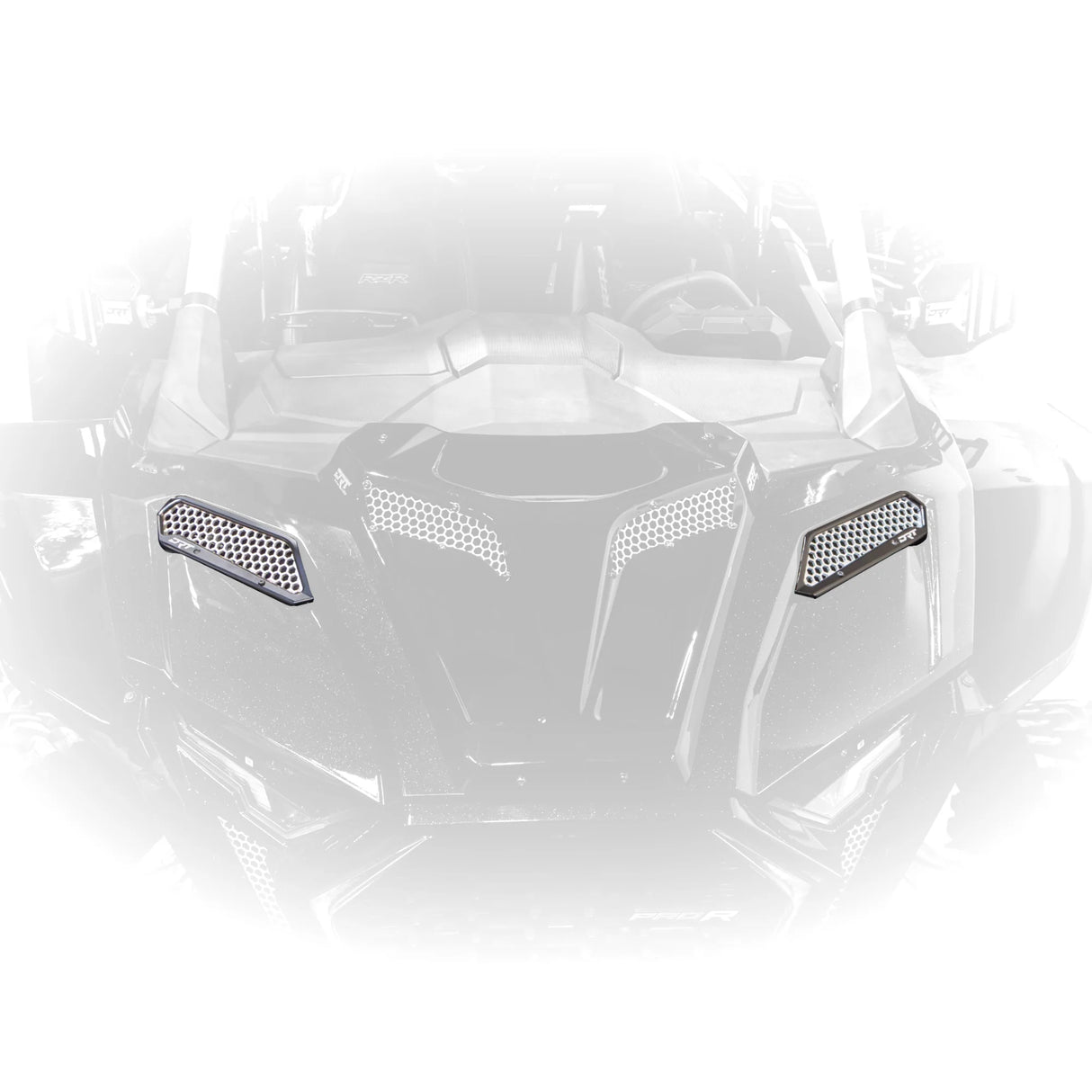 DRT Motorsports Polaris 2025+ RZR Pro XP/Pro S /Pro R Billet Aluminum Front Fender Intake Mesh Kit - Black