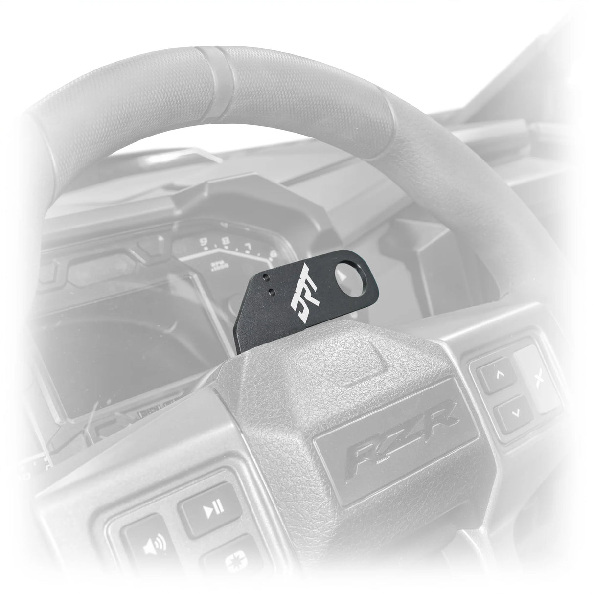 DRT Motorsports T Polaris RZR 2020+ Steering Wheel Single Push-To-Talk Plate