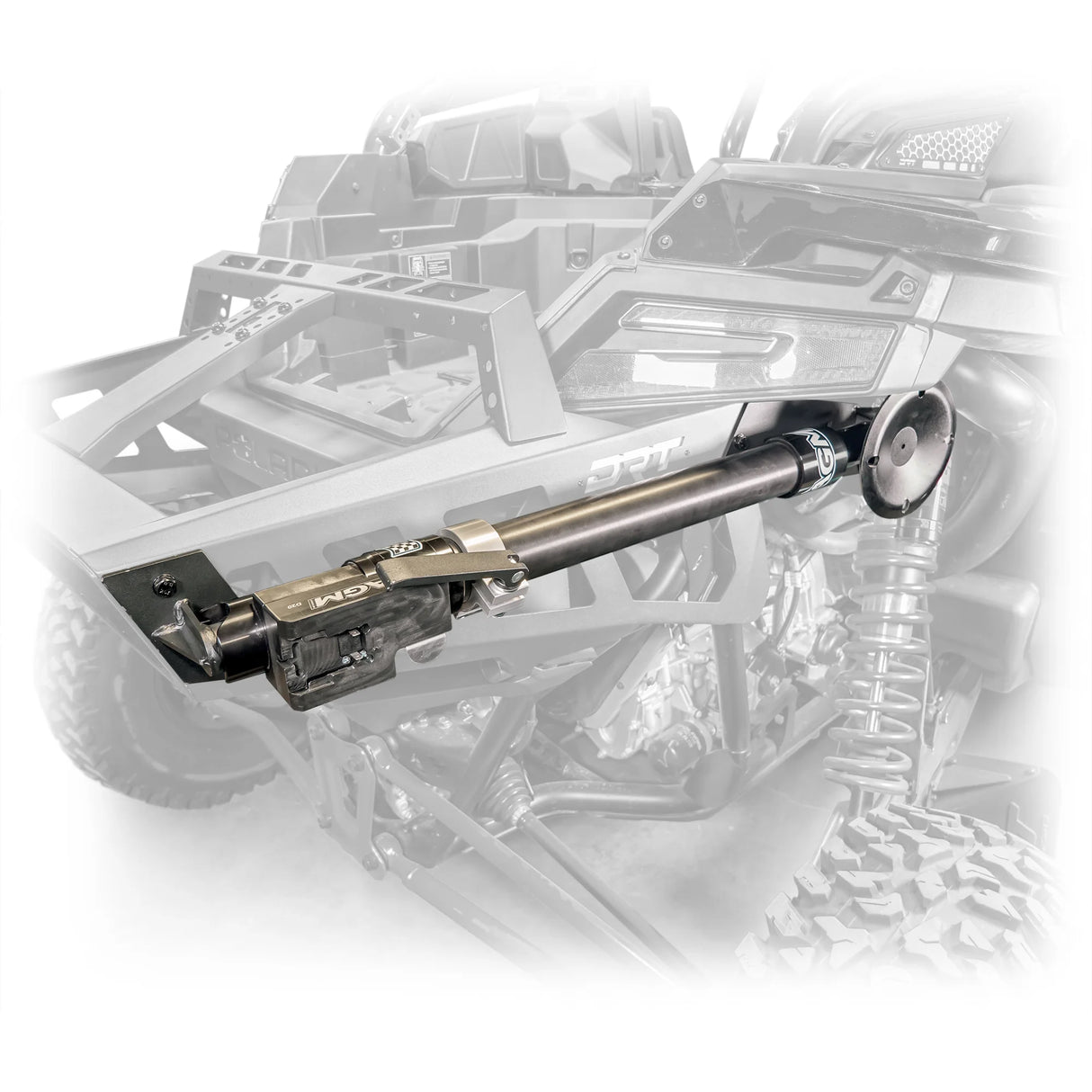 DRT Motorsports Polaris Pro R Desert Runner Fixed Tire Carrier AGM Electric Jack Holder Kit