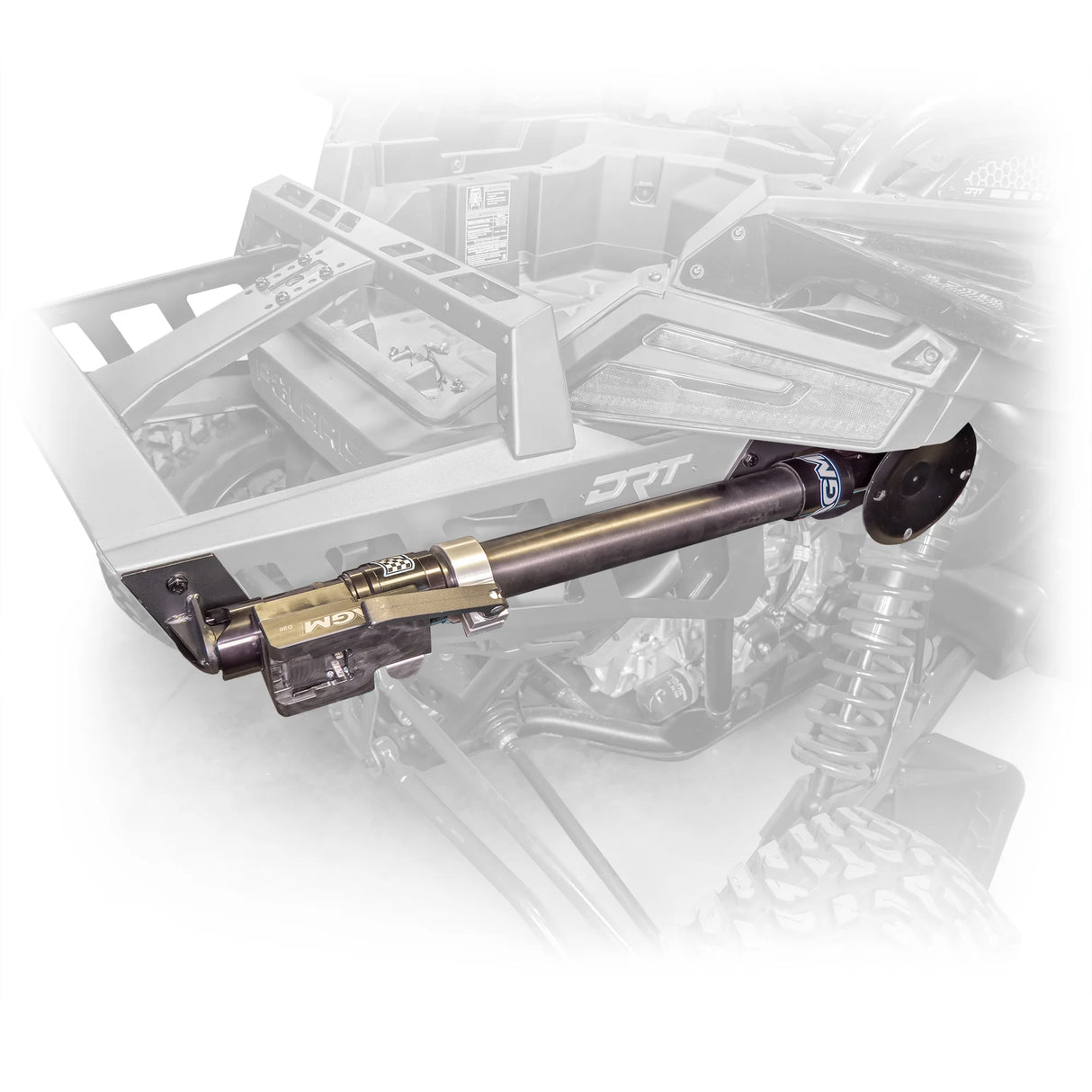 DRT Motorsports Polaris Pro R Desert Runner Fixed Tire Carrier AGM Electric Jack Holder Kit