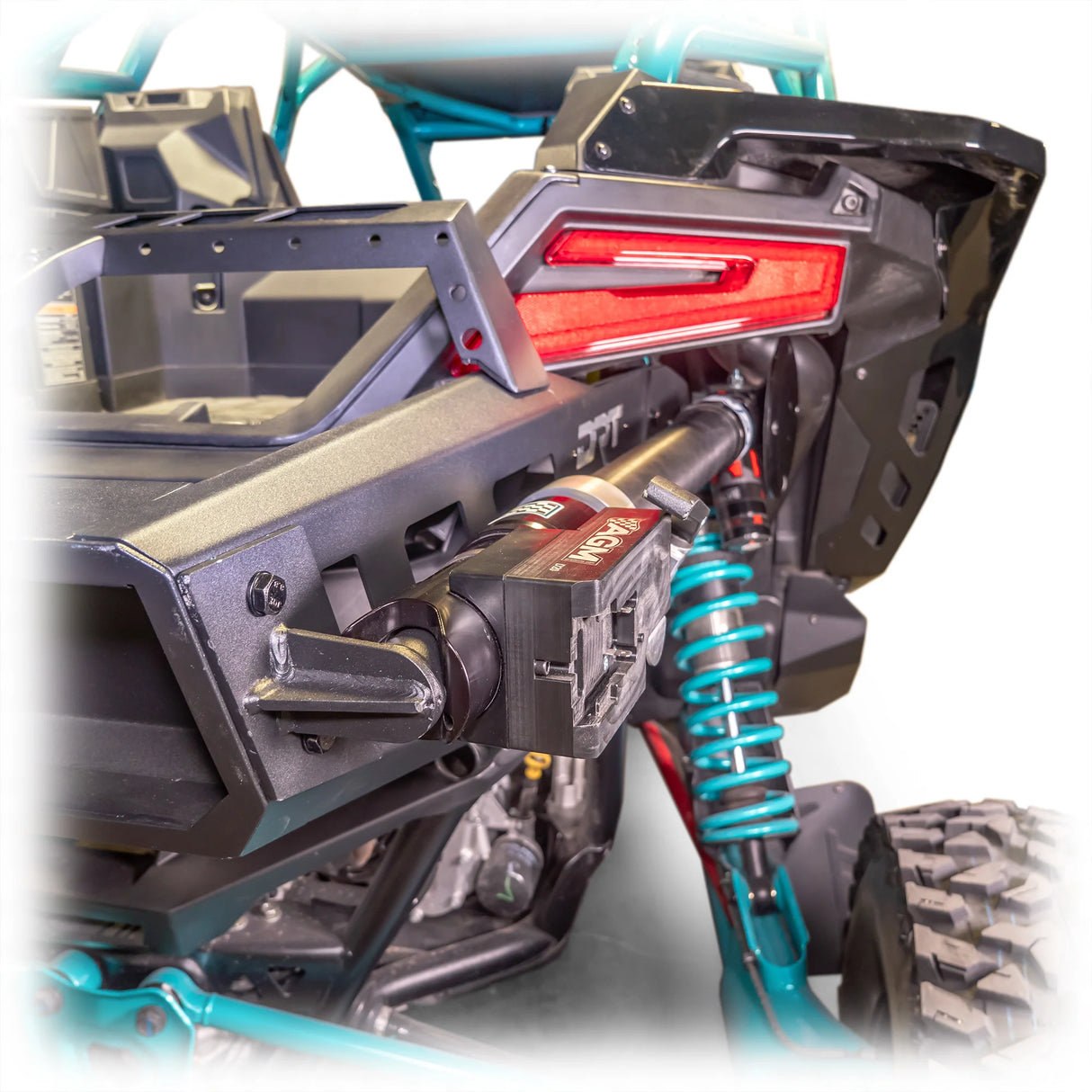 DRT Motorsports Polaris Pro R Desert Runner Fixed Tire Carrier AGM Electric Jack Holder Kit