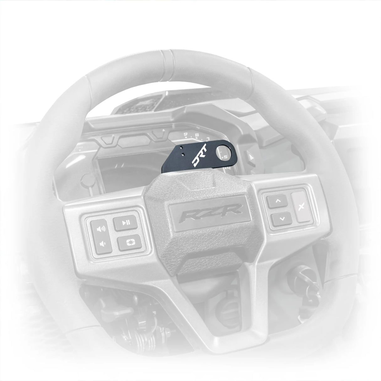 DRT Motorsports T Polaris RZR 2020+ Steering Wheel Single Push-To-Talk Plate