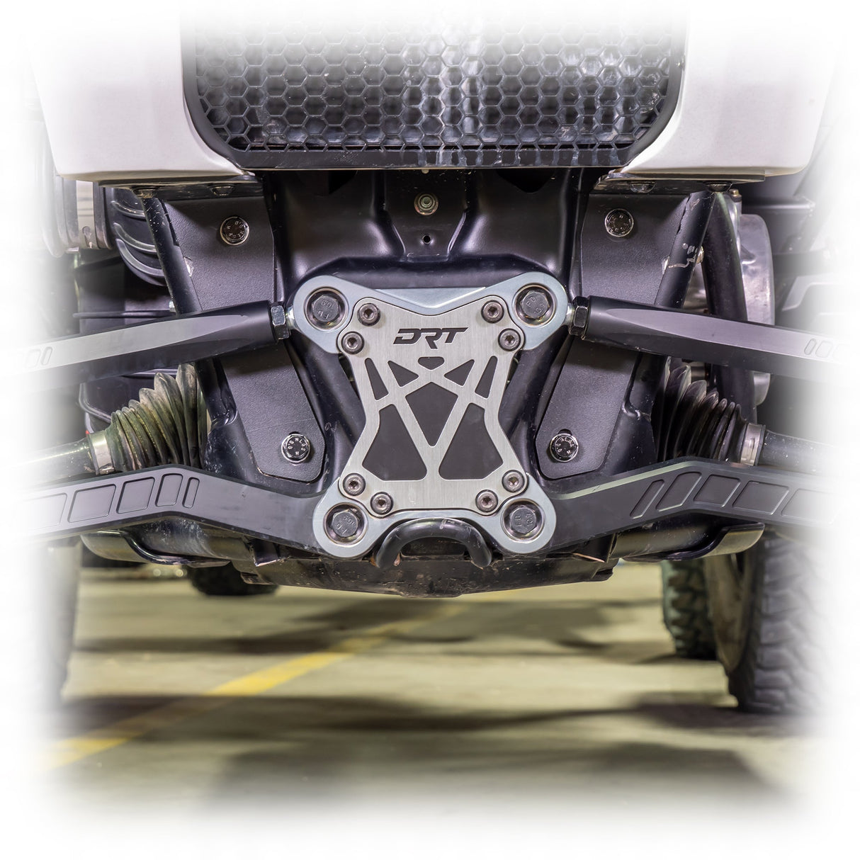DRT Motorsports Polaris RZR 2017+ XP1000/4 3-PC Radius Rod Reinforcement Plate (M12)