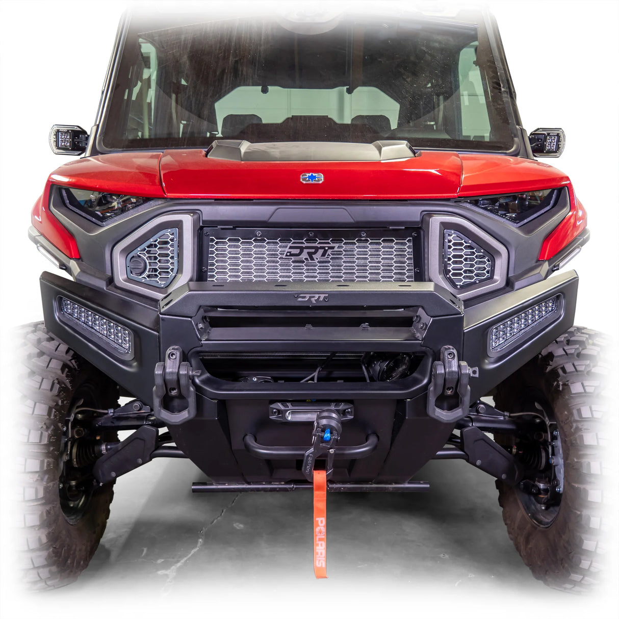 DRT Motorsports Polaris Ranger XD 1500 2024+ Front Bumper Light Bracket Kit