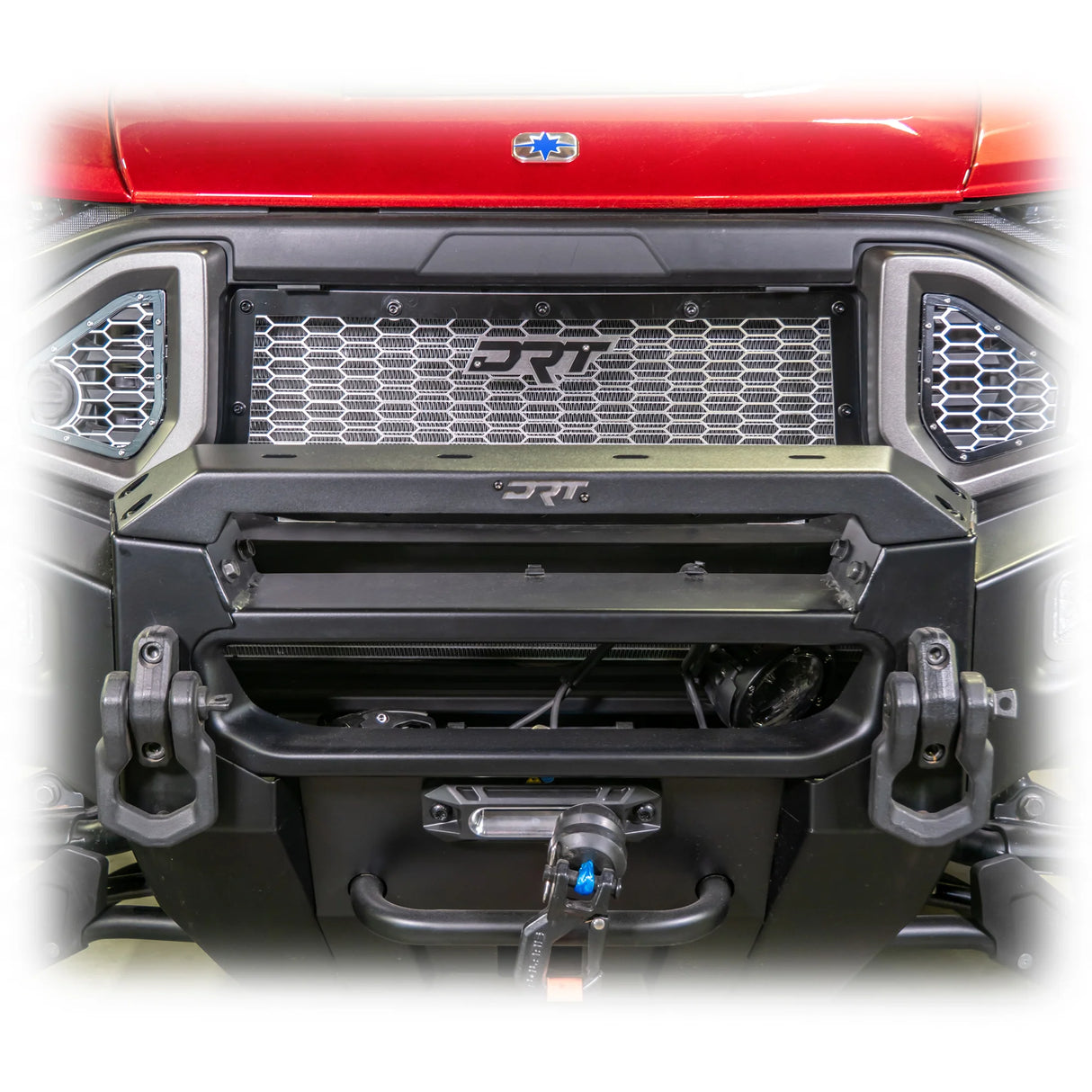 DRT Motorsports Polaris Ranger XD 1500 2024+ Front Bumper Light Bracket Kit