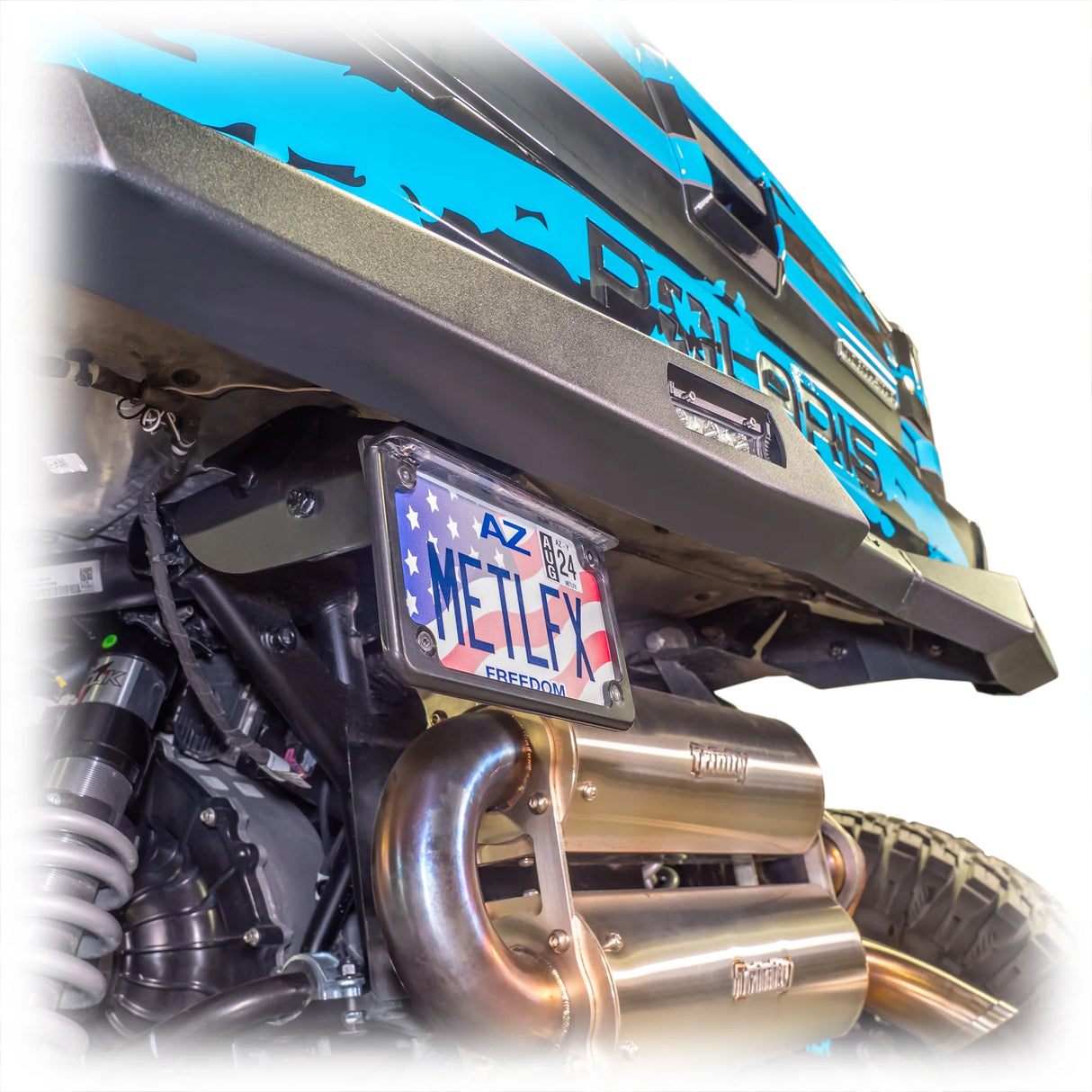 DRT Motorsports Polaris 2024+ Xpedition Rear Bumper License Plate Bracket