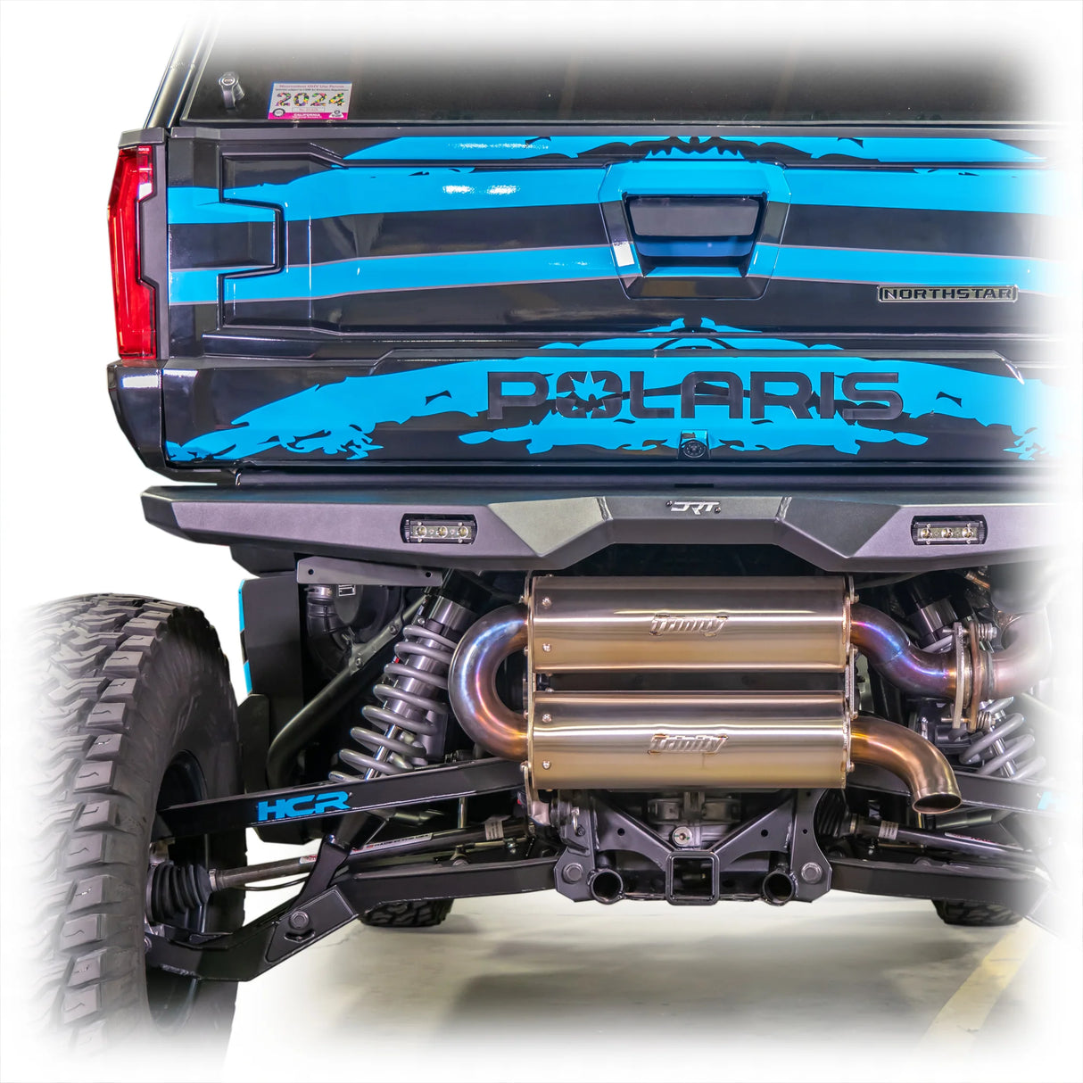 DRT Motorsports Polaris 2024+ Xpedition Rear Bumper License Plate Bracket