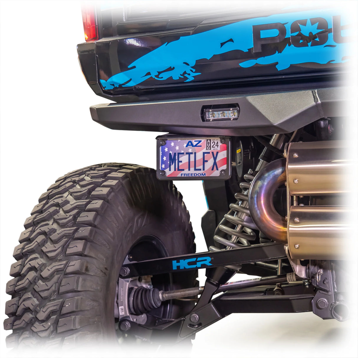 DRT Motorsports Polaris 2024+ Xpedition Rear Bumper License Plate Bracket