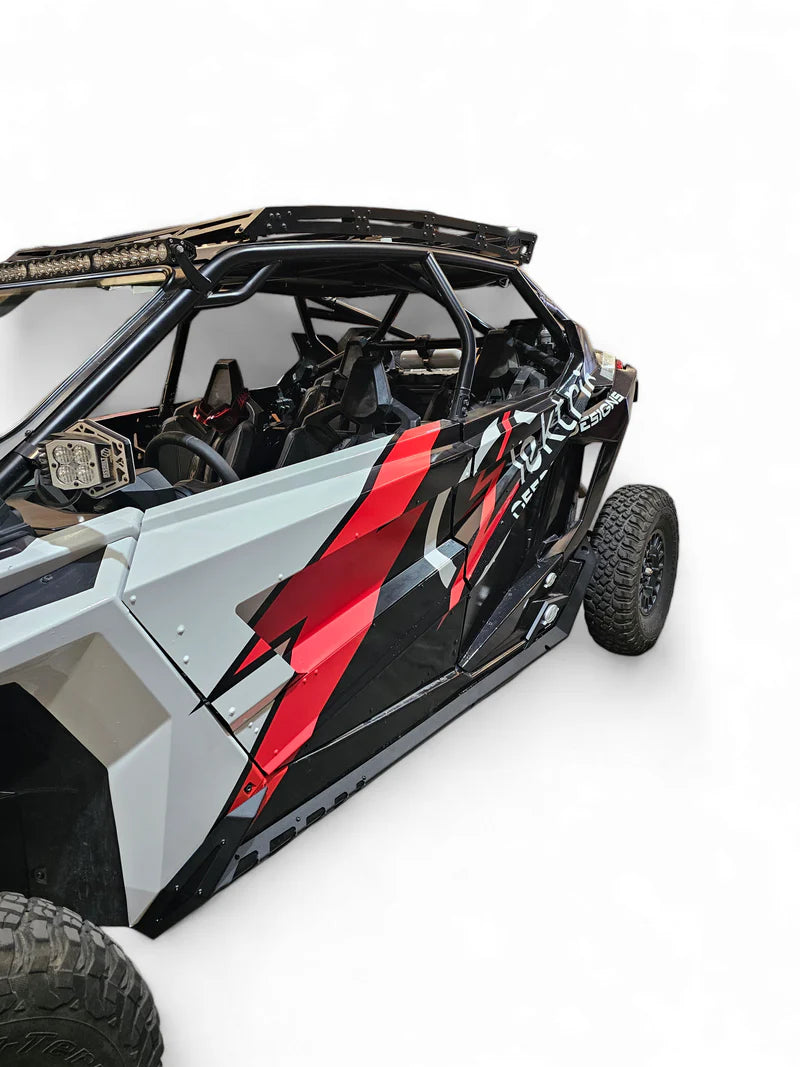 Elektric Offroad 2020-2025 Polaris Rzr Pro Xp, Pro R, Turbo R Volt Rocker Guards 4 Seat