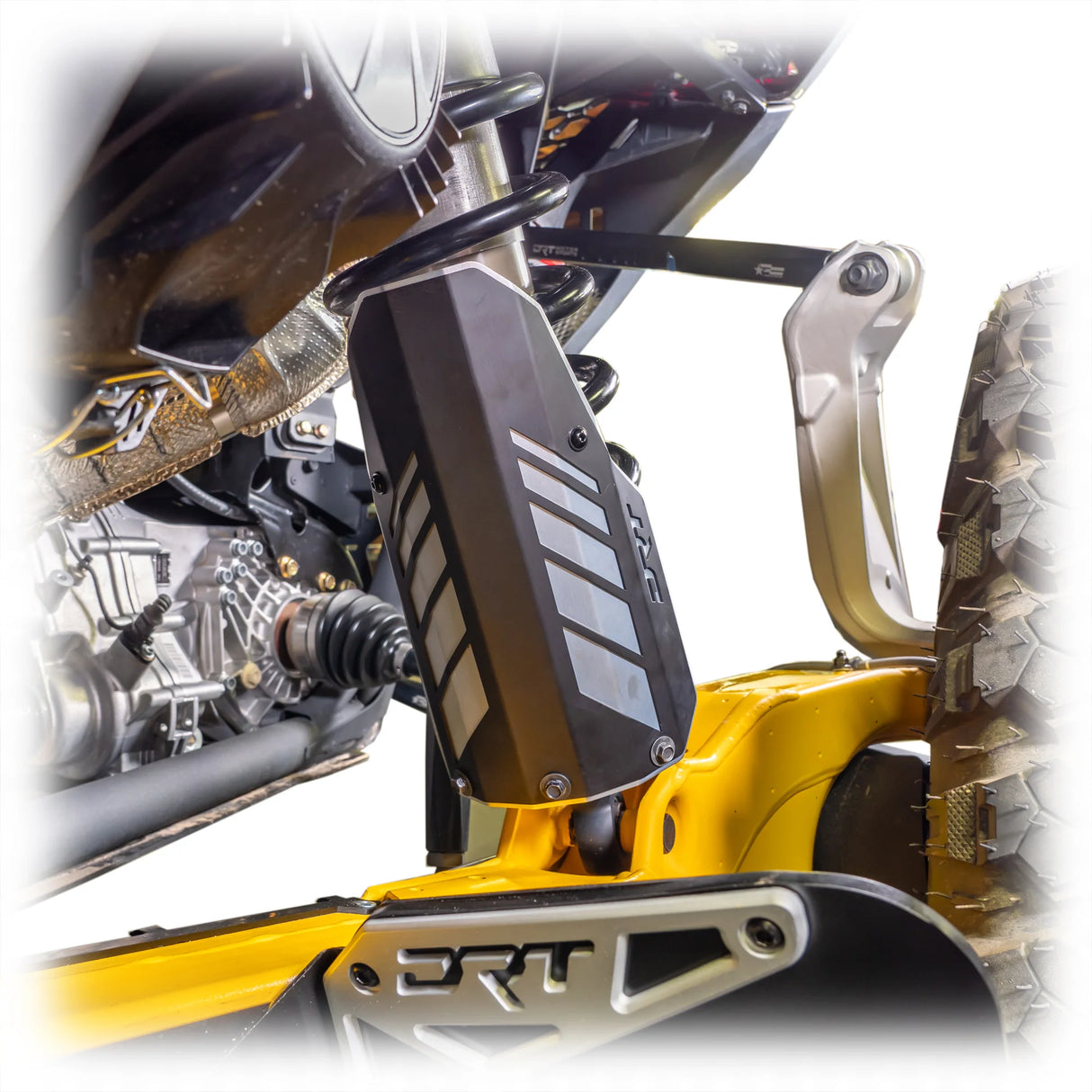 DRT Motorsports Can-Am 2017+ Maverick X3/R Rear Aluminum Shock Guards