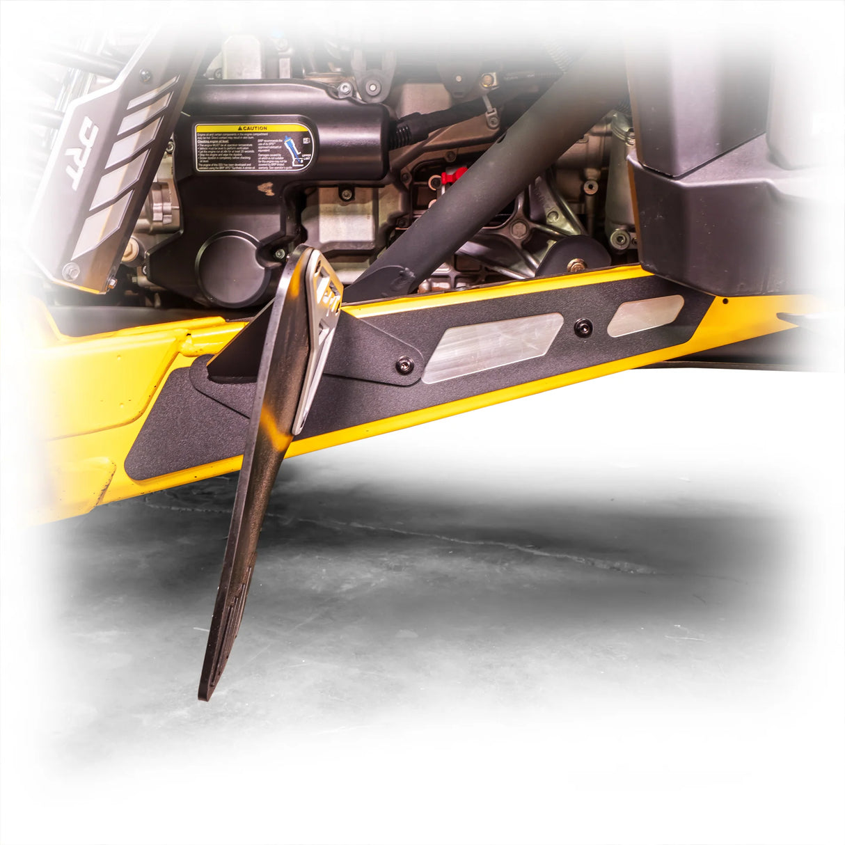 DRT Motorsports Can-Am 2024+ Maverick R Billet Rear Aluminum Mud/Rock Guard Kit