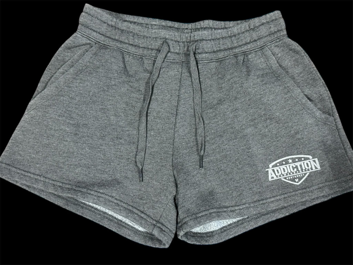 Addiction Powersports NW Lounge Shorts-Grey/Grey Logo