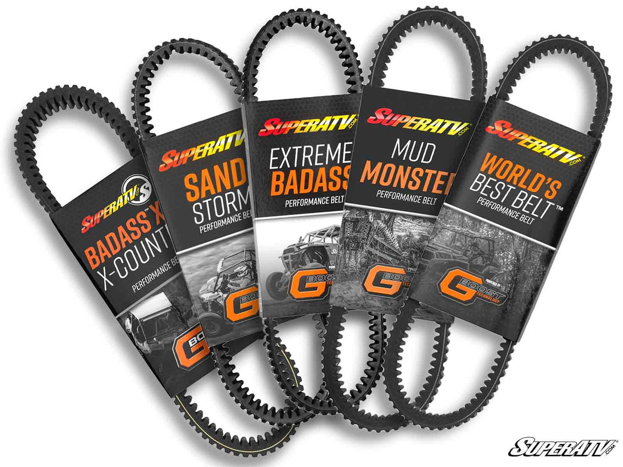 SuperATV G-Boost Drive Belts for Can-Am X3, Defender, Maverick Sport/Trail