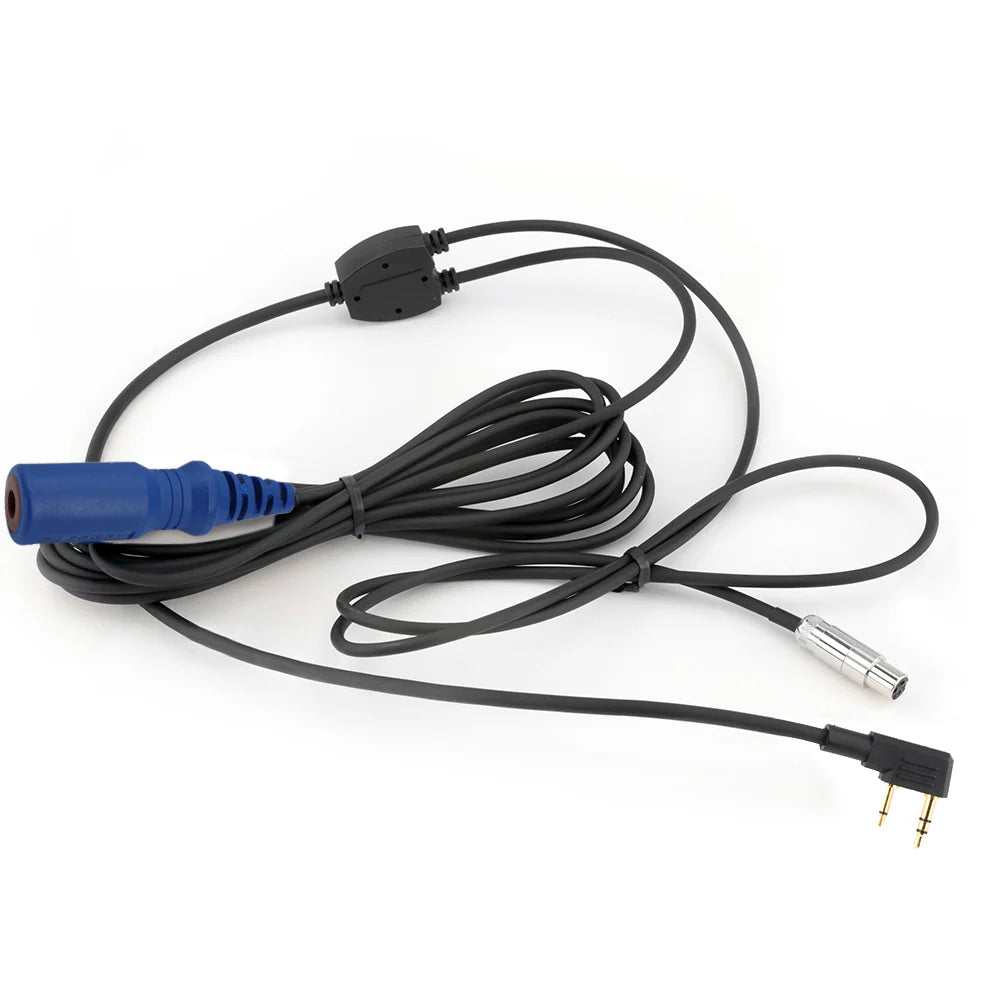 Rugged Radios RUGGED Wired XL Single Seat Car Harness with Pre-Wired 2-Pin Rugged Handheld Radio Connector