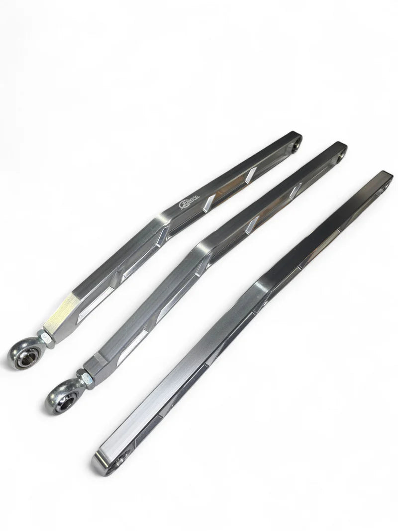 Elektric Offroad 2017+ Can Am Maverick X3 Volt Billet Radius Rods Anodized Clear (RS 72" Model Only)