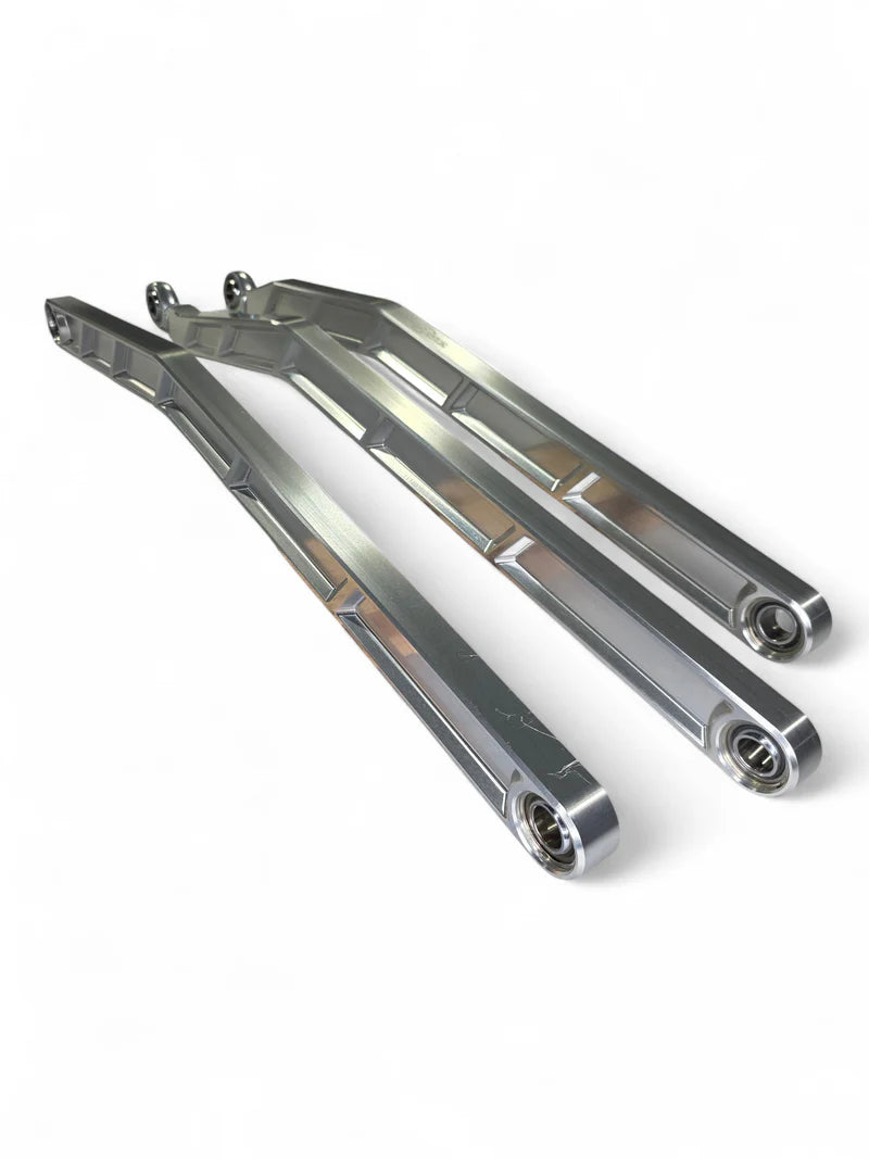 Elektric Offroad 2017+ Can Am Maverick X3 Volt Billet Radius Rods Anodized Clear (RS 72" Model Only)