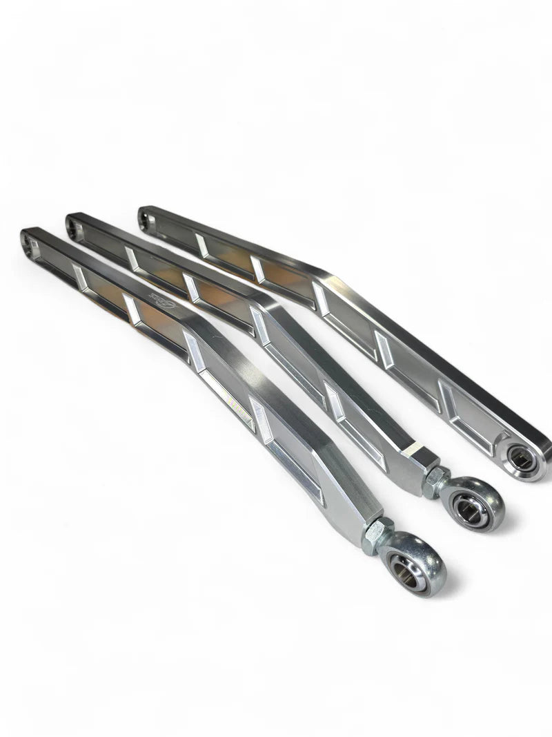 Elektric Offroad 2017+ Can Am Maverick X3 Volt Billet Radius Rods Anodized Clear (RS 72" Model Only)