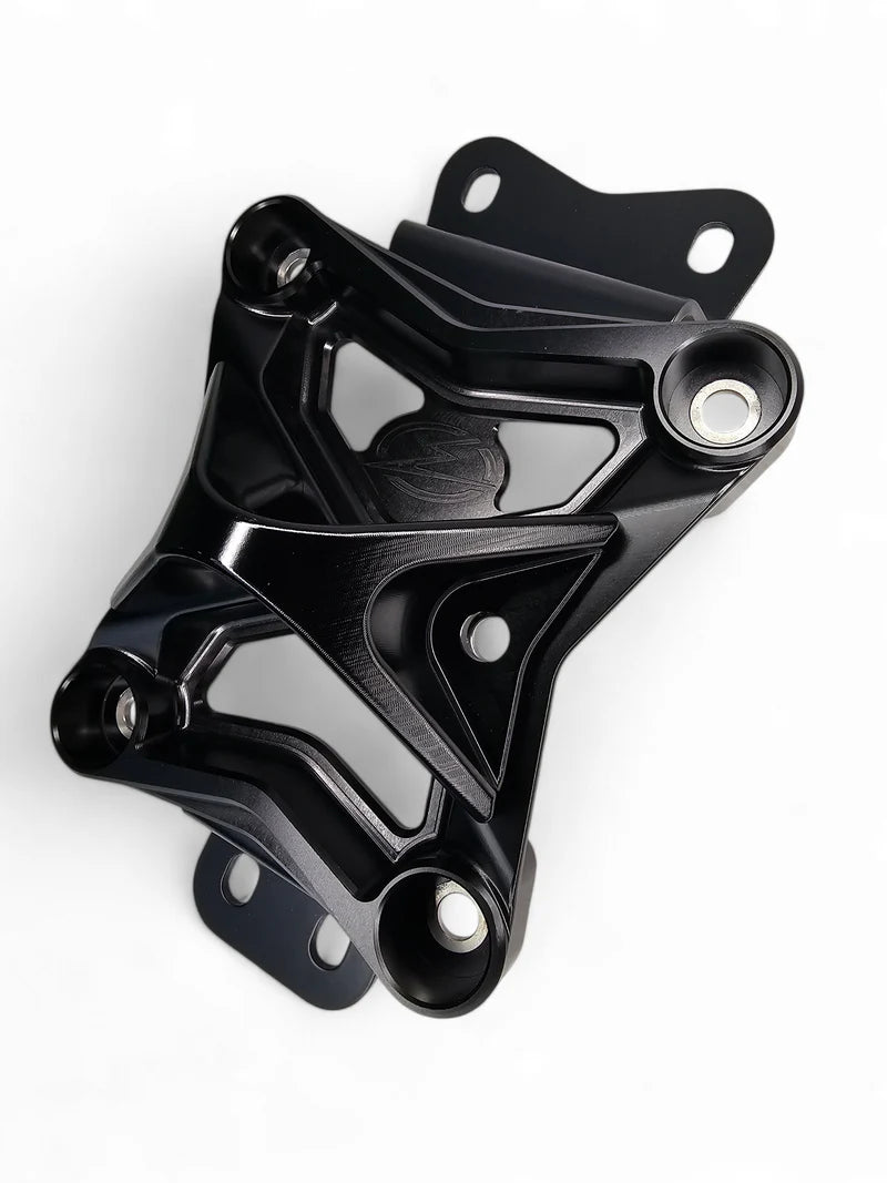 Elektric Offroad 2022+ Can Am X3 Maverick 10 Bolt Radius Rod Plate with Pull Hook (Black)