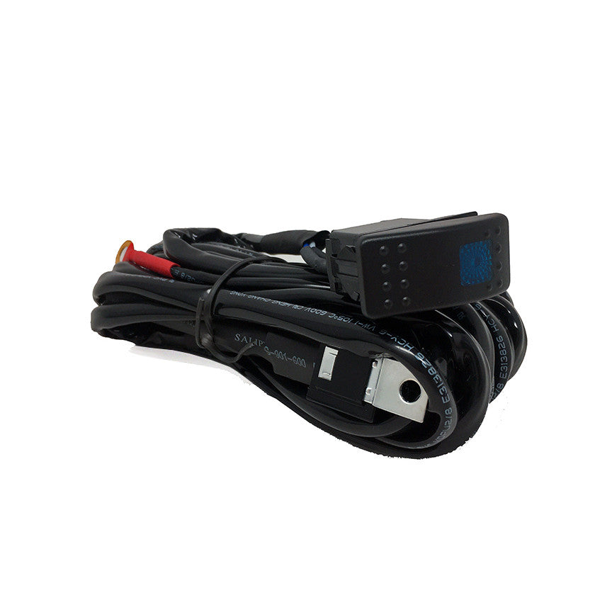 Baja Designs OnX6/S8 (10"-30") / XL UTV On/Off Rocker Switch Wiring Harness - Universal