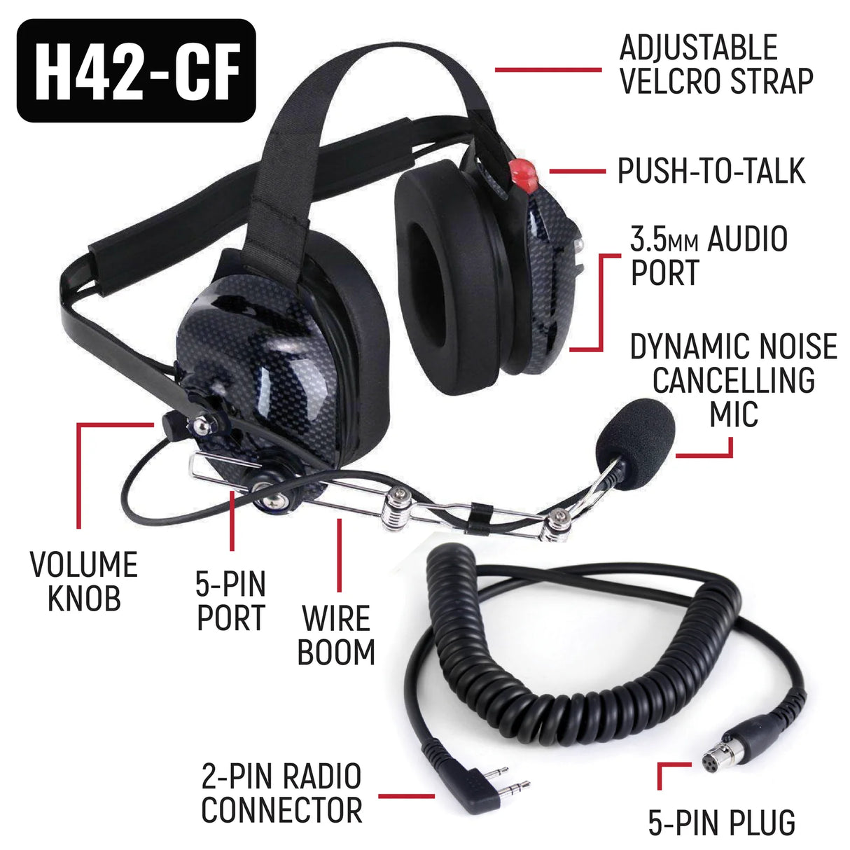 Rugged Radios NASCAR Driver and Crew Chief Racing Kit with R1 Radios