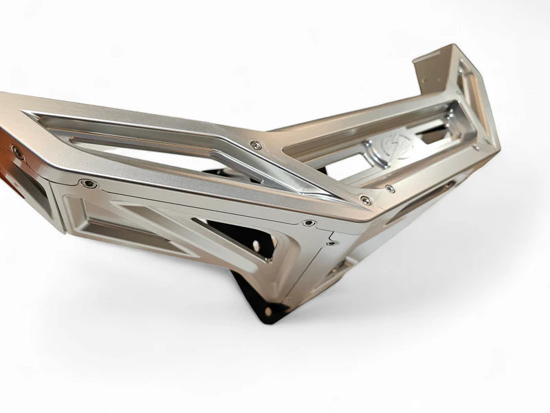 Elektric Offroad 2022-2025 Polaris Rzr Pro R/ Turbo R Billet Front Winch Bumper Anodized Clear
