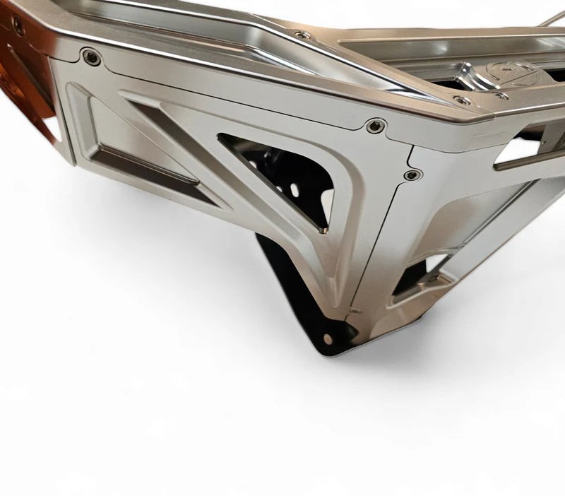 Elektric Offroad 2022-2025 Polaris Rzr Pro R/ Turbo R Billet Front Winch Bumper Anodized Clear