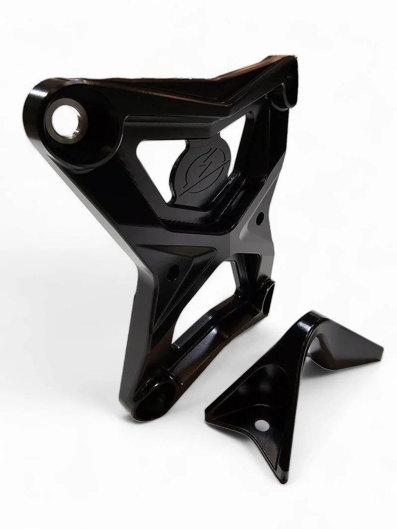 Elektric Offroad 2020-2024 Polaris Rzr Pro Xp Radius Rod Plate with Tow Hook Anodized Black
