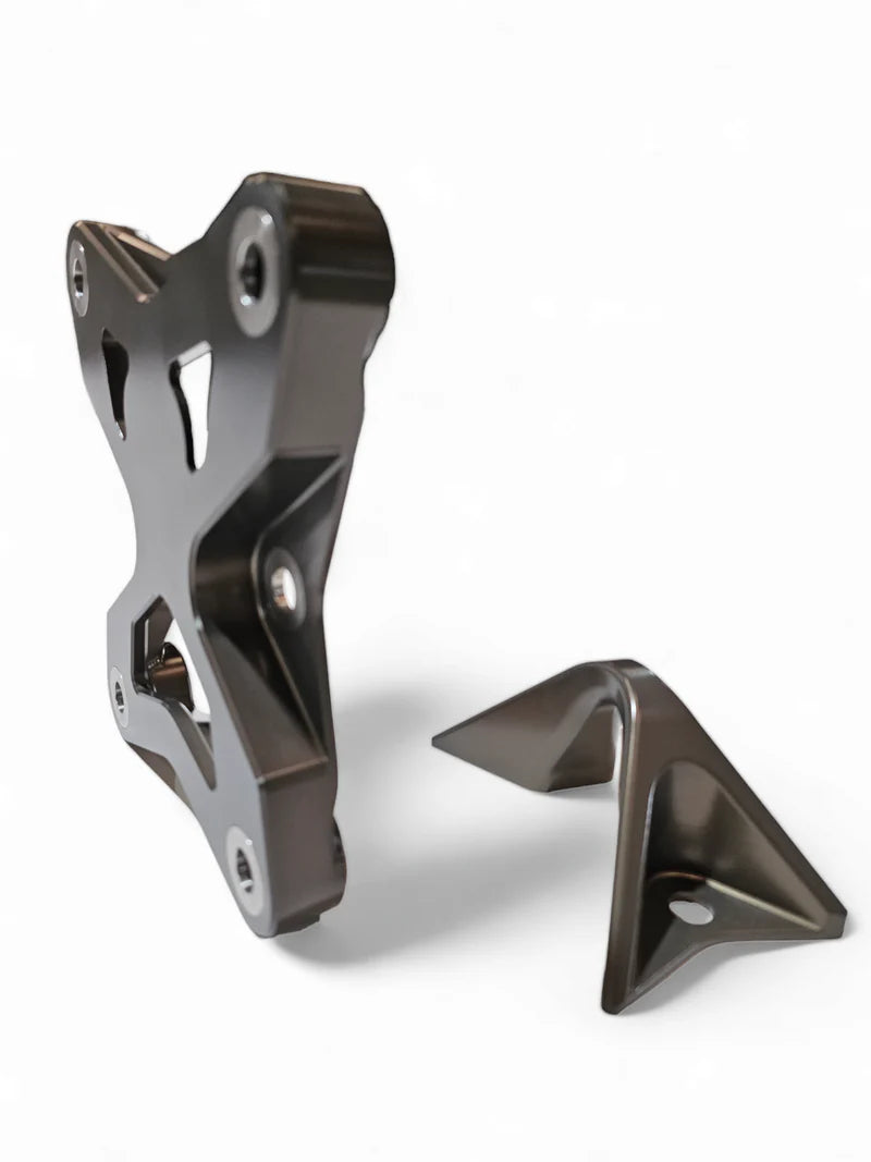 Elektric Offroad 2017-2021 Can Am X3 Maverick Volt Radius Rod Plate Anodized Gun Metal (Works with factory radius rods)