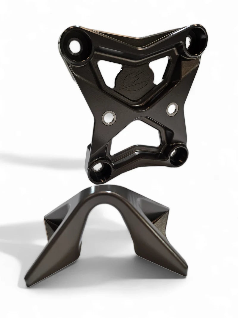 Elektric Offroad 2017-2021 Can Am X3 Maverick Volt Radius Rod Plate Anodized Gun Metal (Works with factory radius rods)