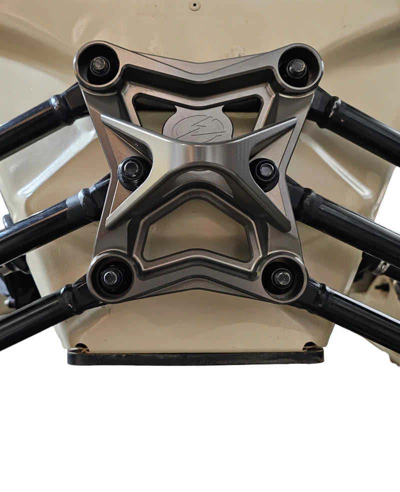 Elektric Offroad 2017-2021 Can Am X3 Maverick Volt Radius Rod Plate Anodized Gun Metal (Works with factory radius rods)