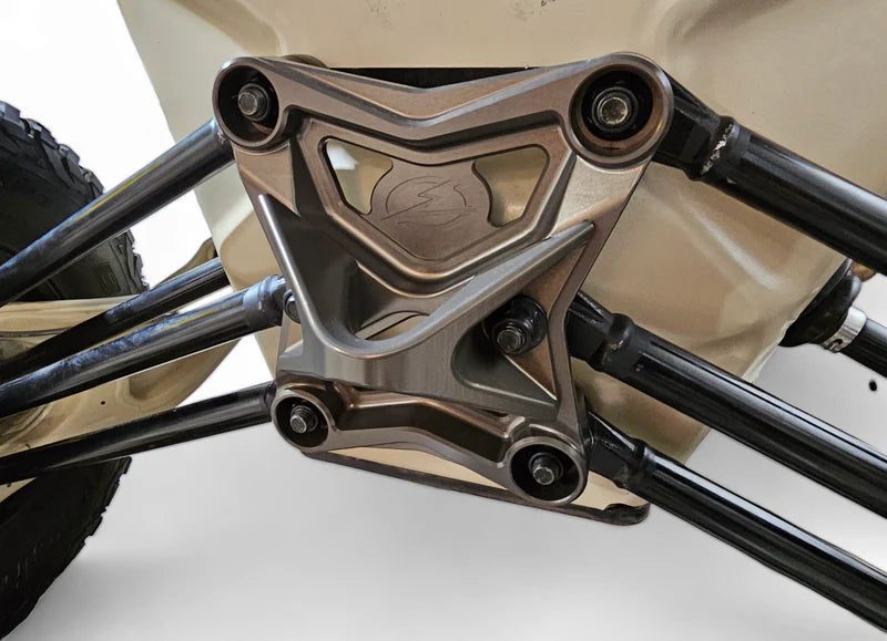 Elektric Offroad 2017-2021 Can Am X3 Maverick Volt Radius Rod Plate Anodized Gun Metal (Works with factory radius rods)