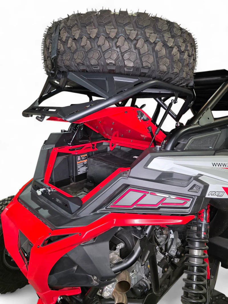 Elektric Offroad 2020+ Polaris Rzr Pro XP, 2022+ Pro R/Turbo R, 2025+ Pro R/Pro S Tire Rack