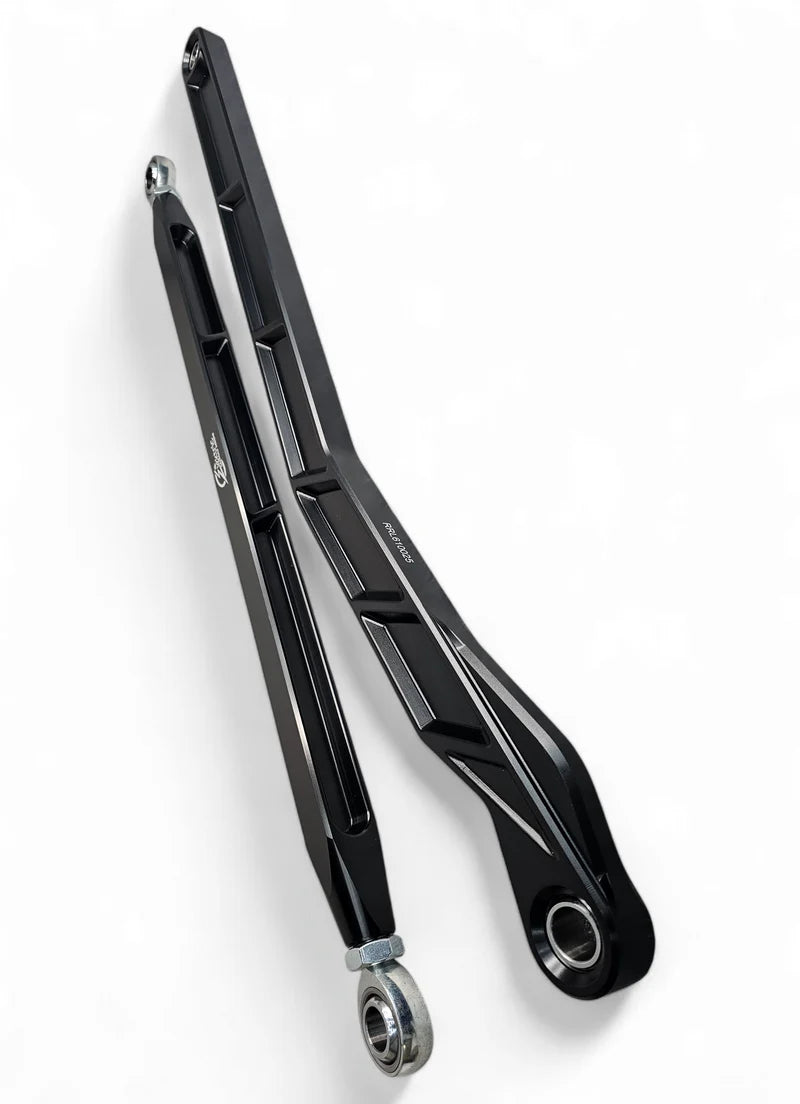 Elektric Offroad 2022+ Polaris Rzr Pro R, Pro S, Turbo R Billet High Clearance Radius Rods Anodized Black