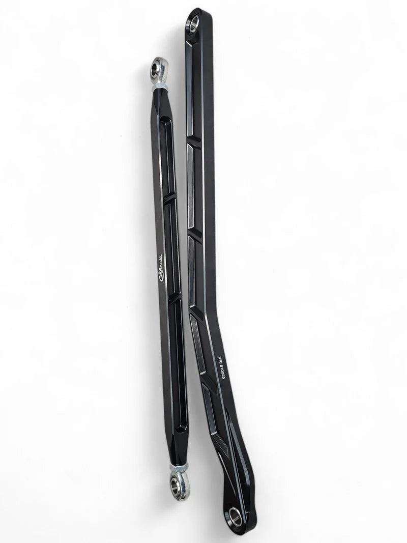 Elektric Offroad 2022+ Polaris Rzr Pro R, Pro S, Turbo R Billet High Clearance Radius Rods Anodized Black