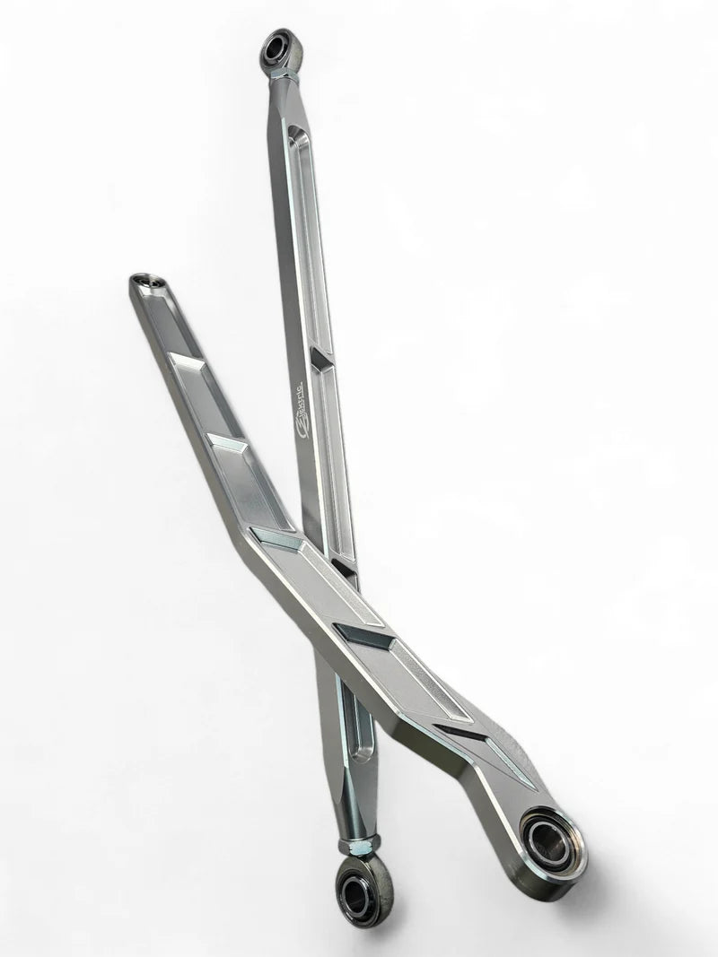Elektric Offroad 2022+ Polaris RZR Pro R, Pro S, Turbo R Billet High Clearance Radius Rods Anodized Clear