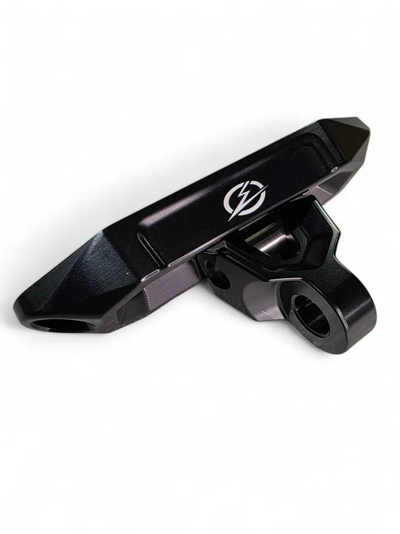Elektric Offroad Winch Hawse Fairlead and Hook Combo Anodized Black