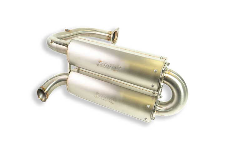 Trinity Racing Honda Talon 1000R, 1000X Dual Muffler Single Exit-Quiet Slip On Exahust (2019-2025)