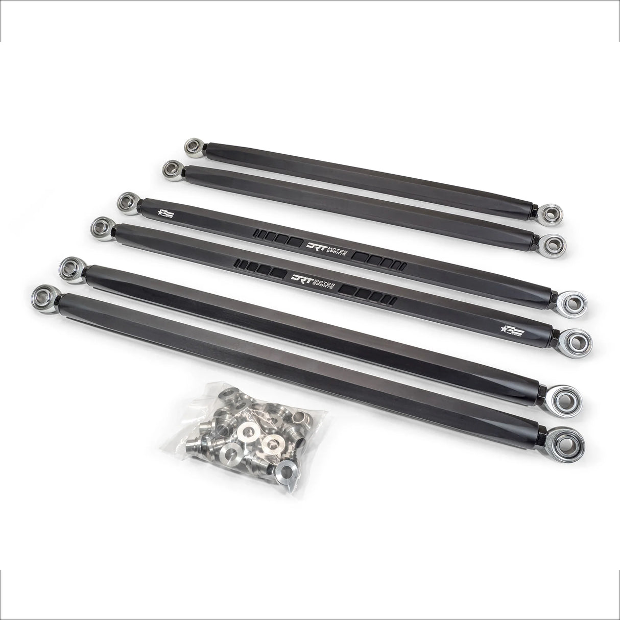 DRT Motorsports Can-Am X3 2017+ Billet Aluminum Hex Bar Radius Rod Kit - 72"