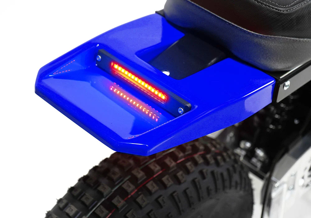 Mini RCR RCR F2 Electric Bike Blue with Blue Fenders