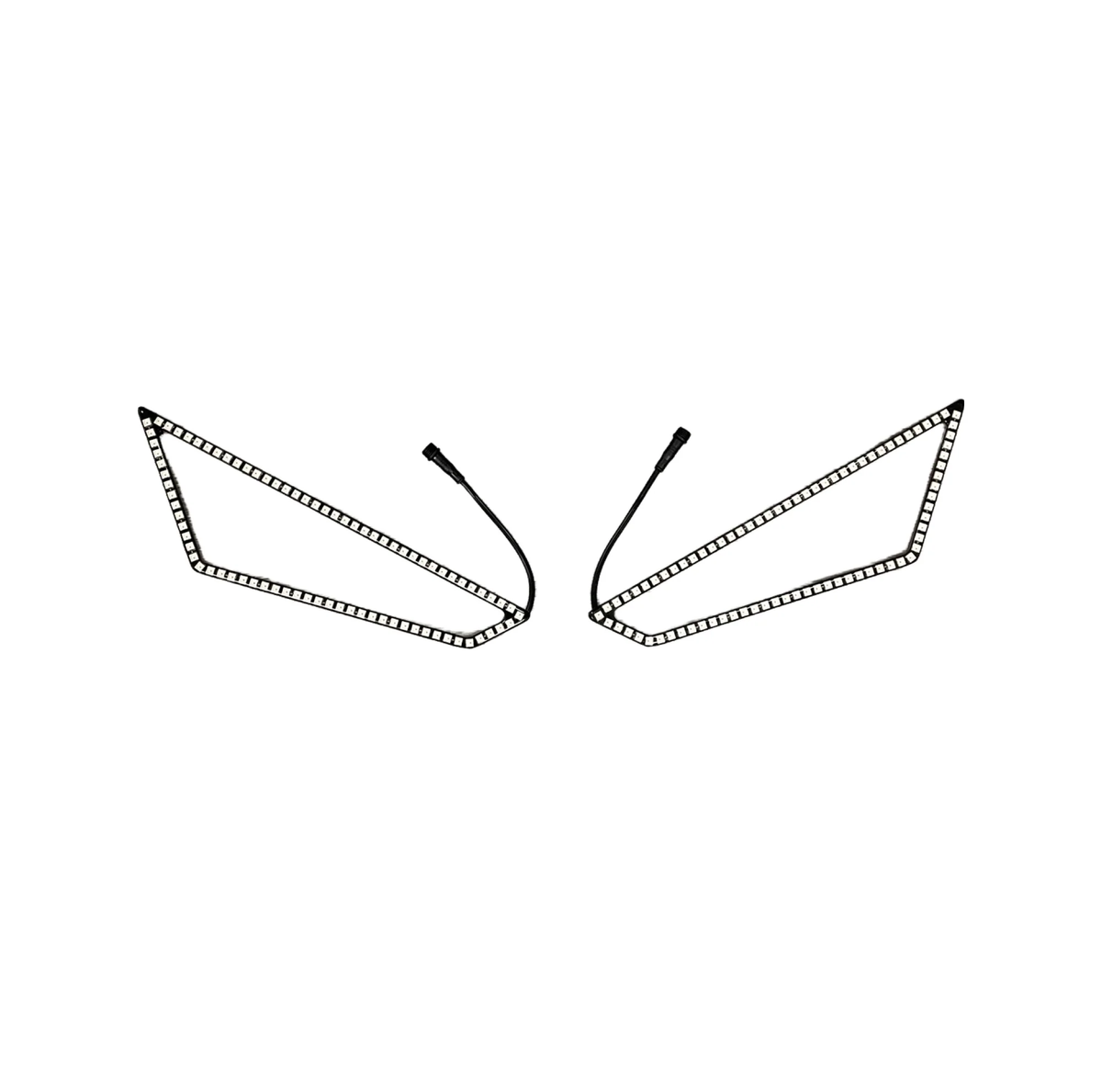5150 Whips 187 Style RZR Pro XP/Pro R/ Turbo R Halos With Control Harness