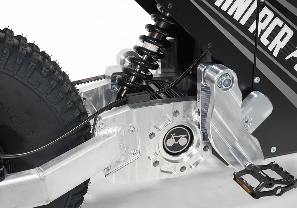Mini RCR RCR F2 Electric Bike Black with Black Carbon Fenders
