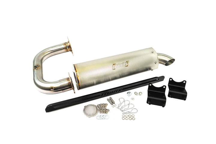 Trinity Racing Honda Talon 1000R, 1000X Dual Muffler Single Exhaust with Cat-Slip On (2019-2025)