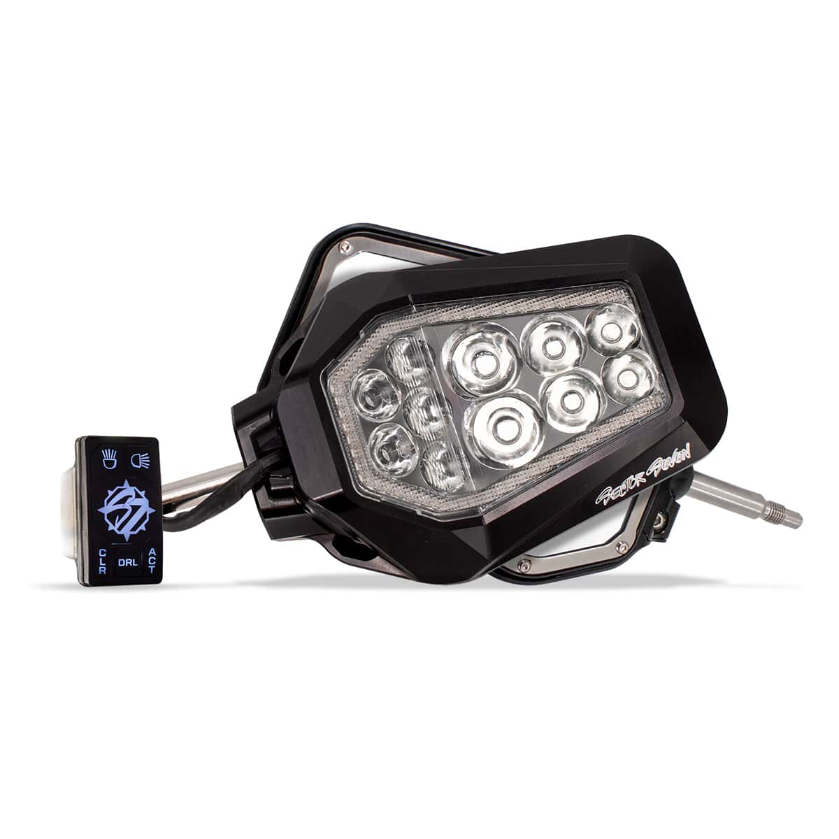 Sector Seven PRIZM LED Lighted Mirrors (Inc. Wire Harness & Switch) Mounts Sold Separately
