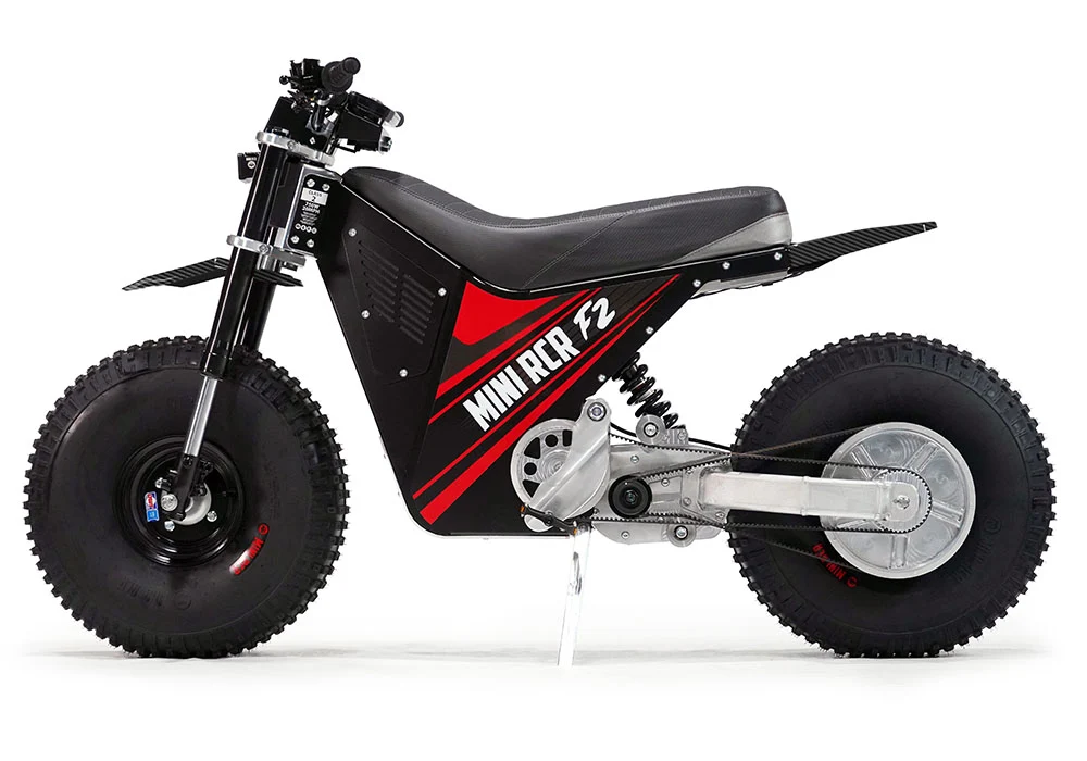 Mini RCR RCR F2 Electric Bike Red with Black Carbon Fenders