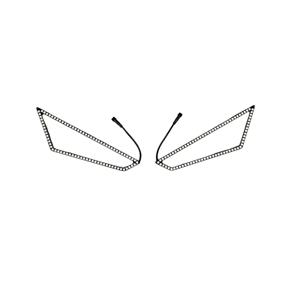 5150 Whips 187 Style RZR Pro XP/Pro R/ Turbo R Halos With Control Harness